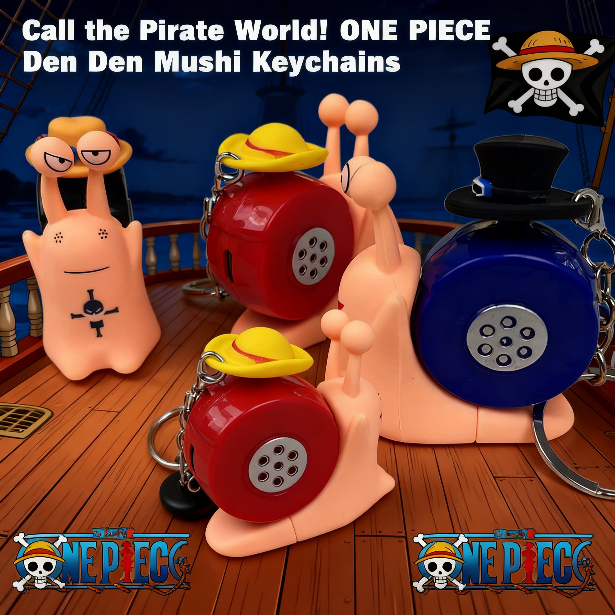 Kids Toys Japan - Anime One Piece Den Den Mushi