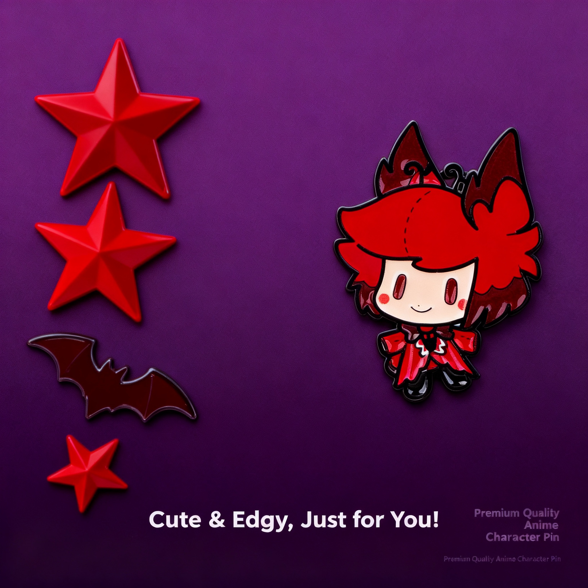 Kids Toys Japan - Cute Devils Enamel Pin Cartoon Figures