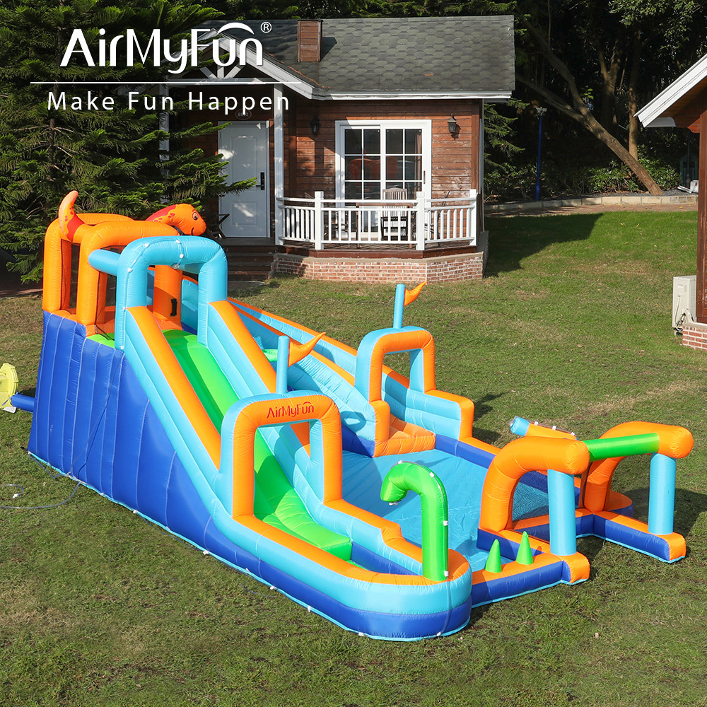 Trampoline Mini Indoor - AMF Children's Inflatable Water Slide Mini