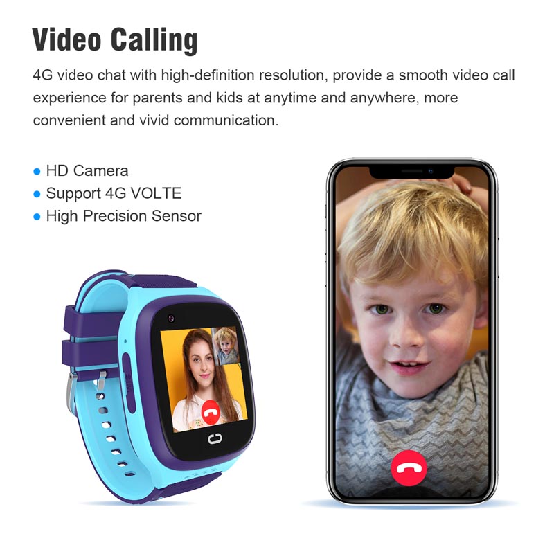 Kids Smartwatch Gps - Phone watch android 4G GPS nano