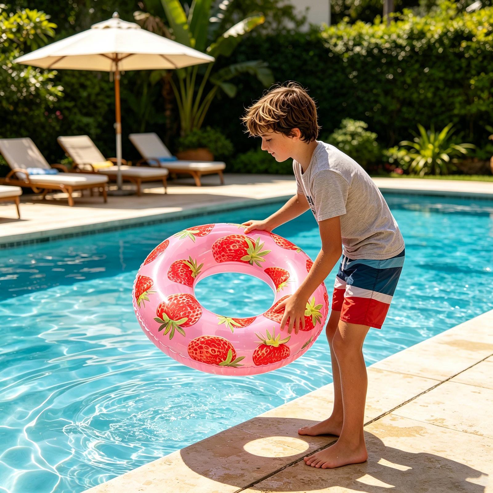 Kids Toys Youtube - Inflatable Tube Fruit Pattern Blow Up
