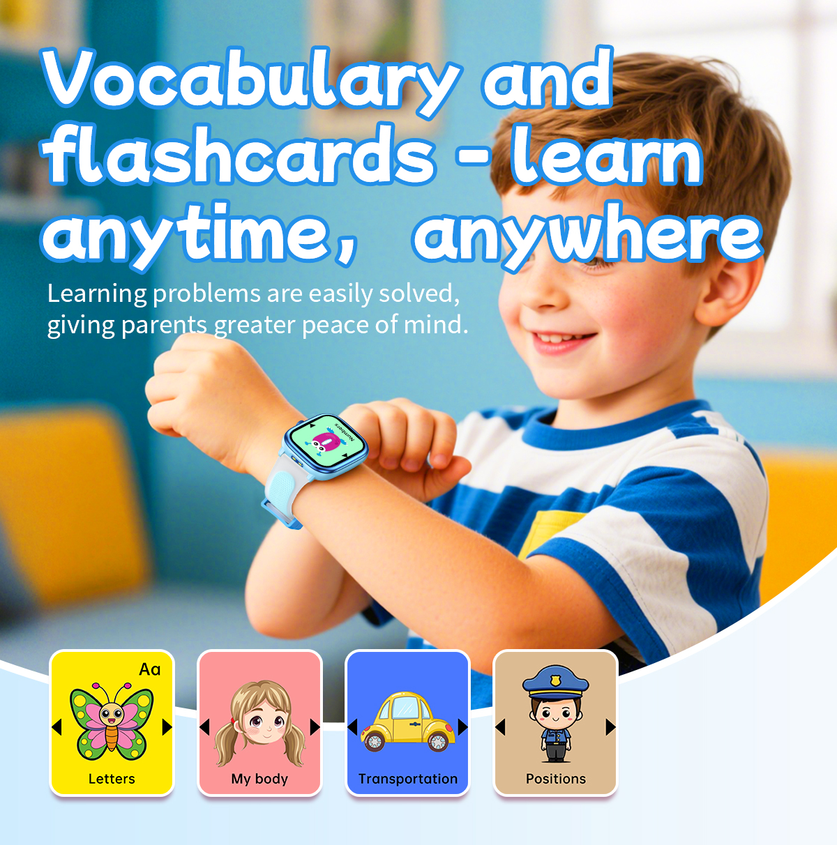 Kids Learning Smart Watch IP68 - đánh giá và giá Kids Smartwatch Gps