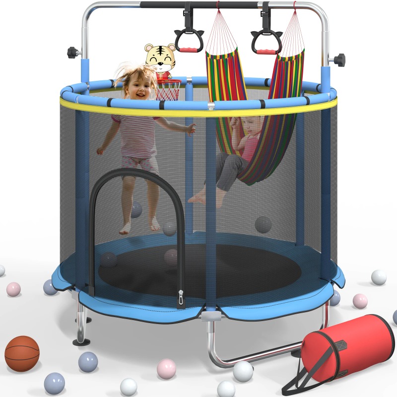 5FT Toddler Trampoline 8-in-1  - đánh giá và giá Trampoline Mini Indoor