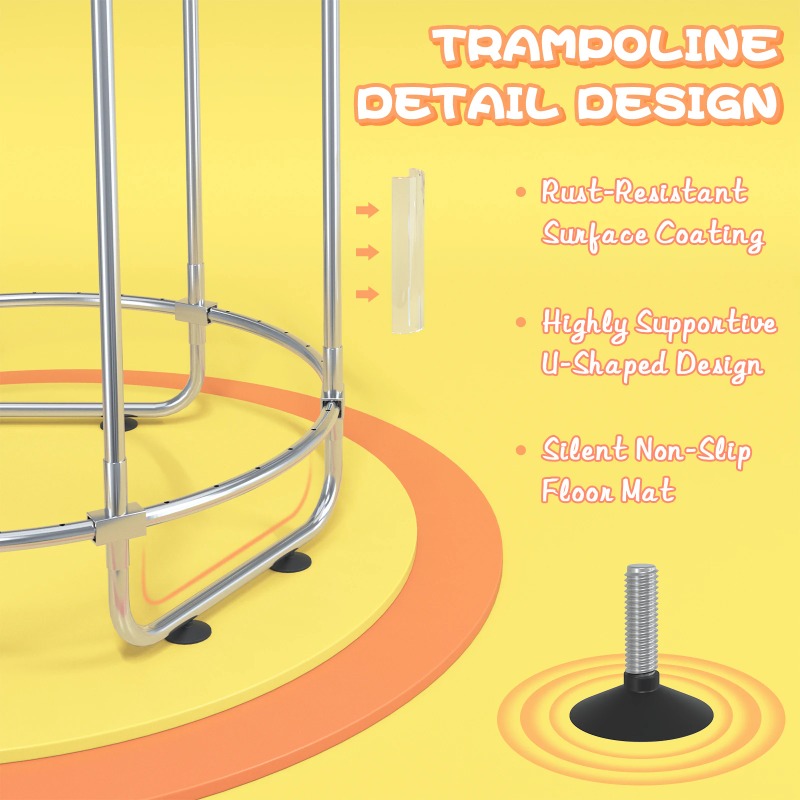 5FT Toddler Trampoline 8-in-1  - đánh giá và giá Trampoline Mini Indoor