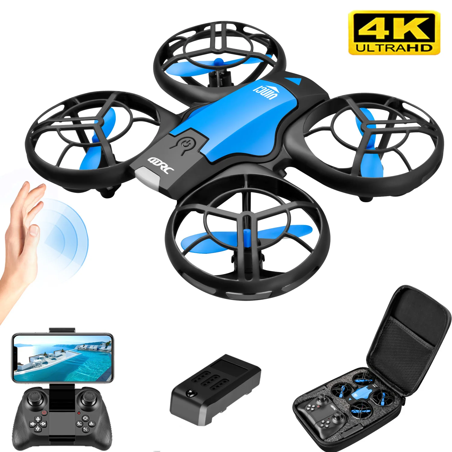 V8 New Mini Drone 4K Professio - đánh giá và giá Kids Toys Drone