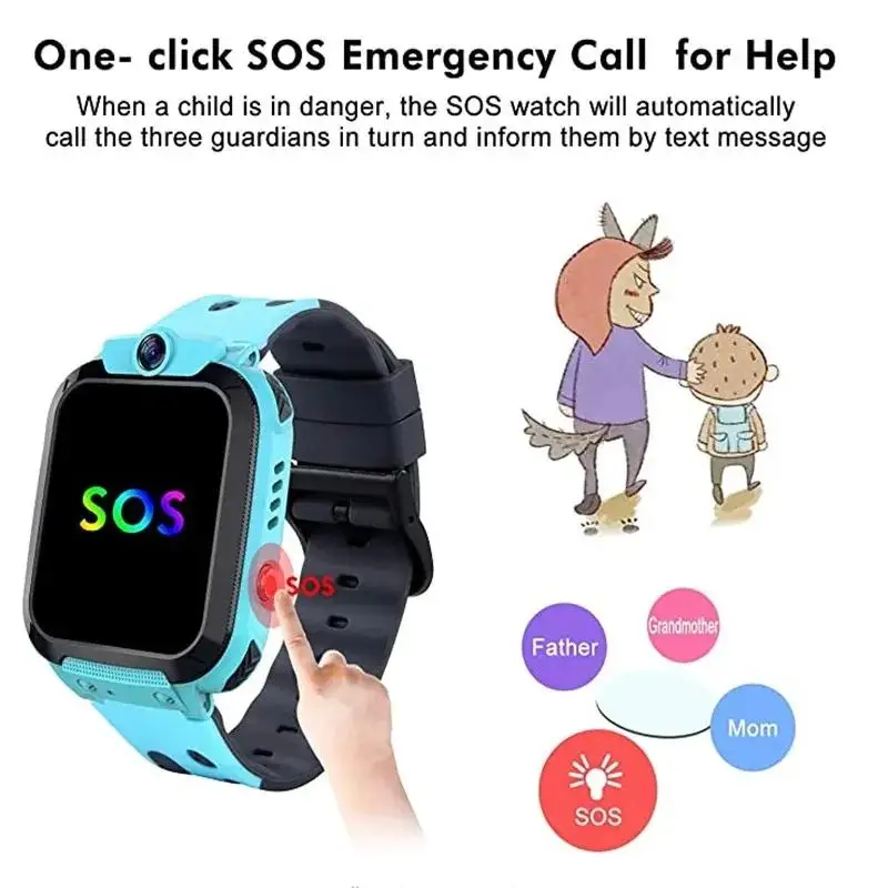 Kids Smart Watch with SOS Anti - đánh giá và giá Kids Smartwatch Gps
