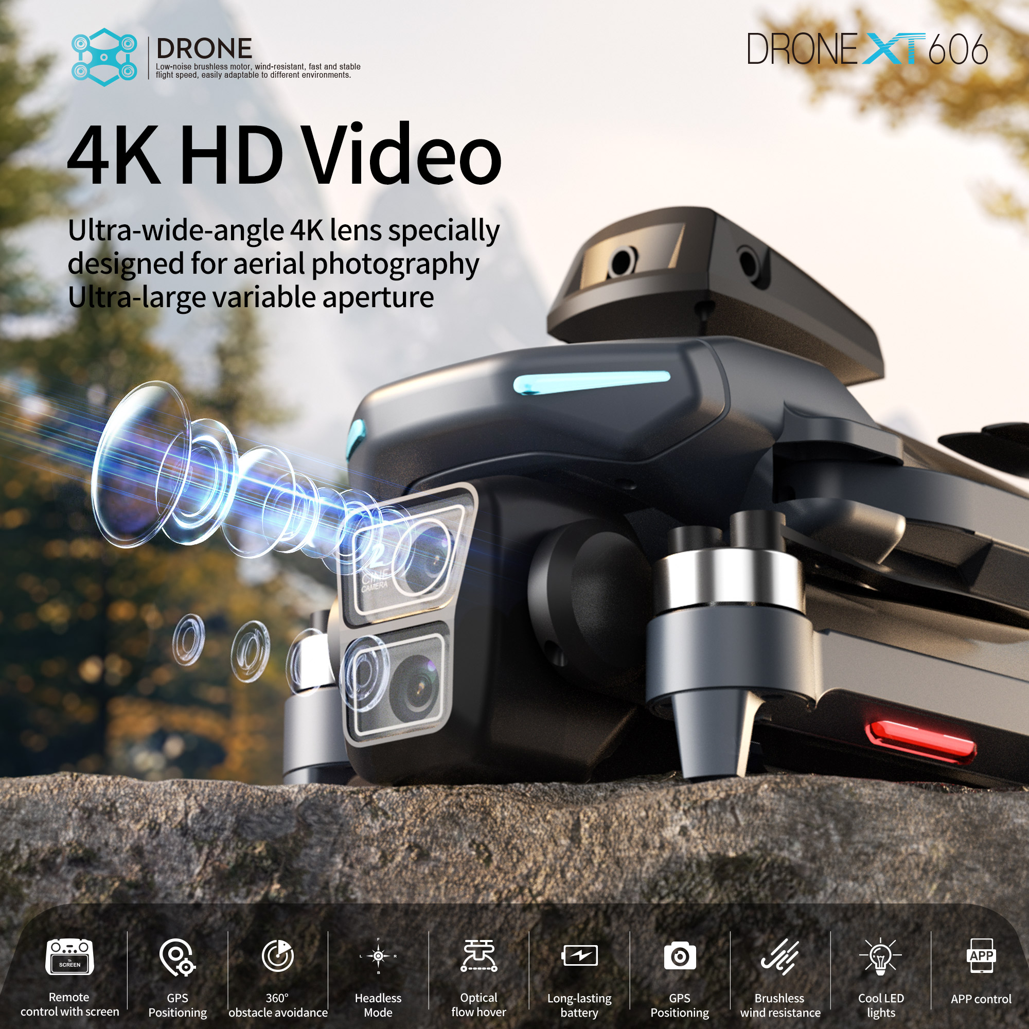 XT606 MAX GPS NEW Drone 8k Pro - đánh giá và giá Kids Toys Drone