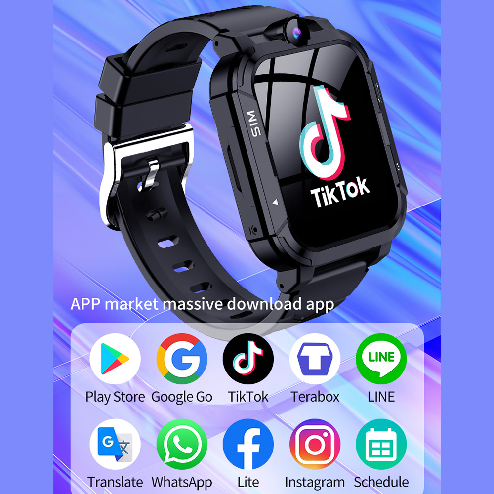 4G Kids Smart Watch 1+8GB GPS  - đánh giá và giá Kids Smartwatch Gps