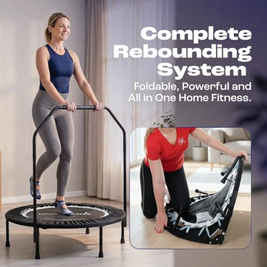 Maximus PRO Folding Rebounder  - đánh giá và giá Trampoline Mini Indoor