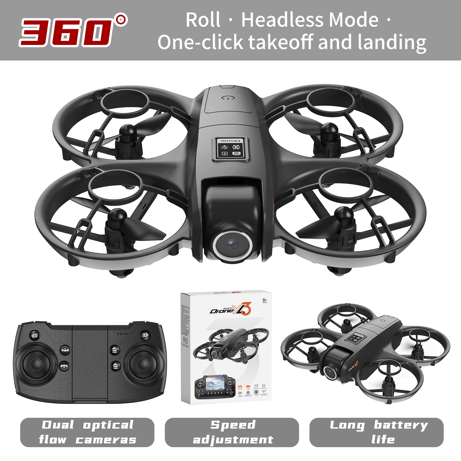 YL3 Remote-Controlled Drone wi - đánh giá và giá Kids Toys Drone
