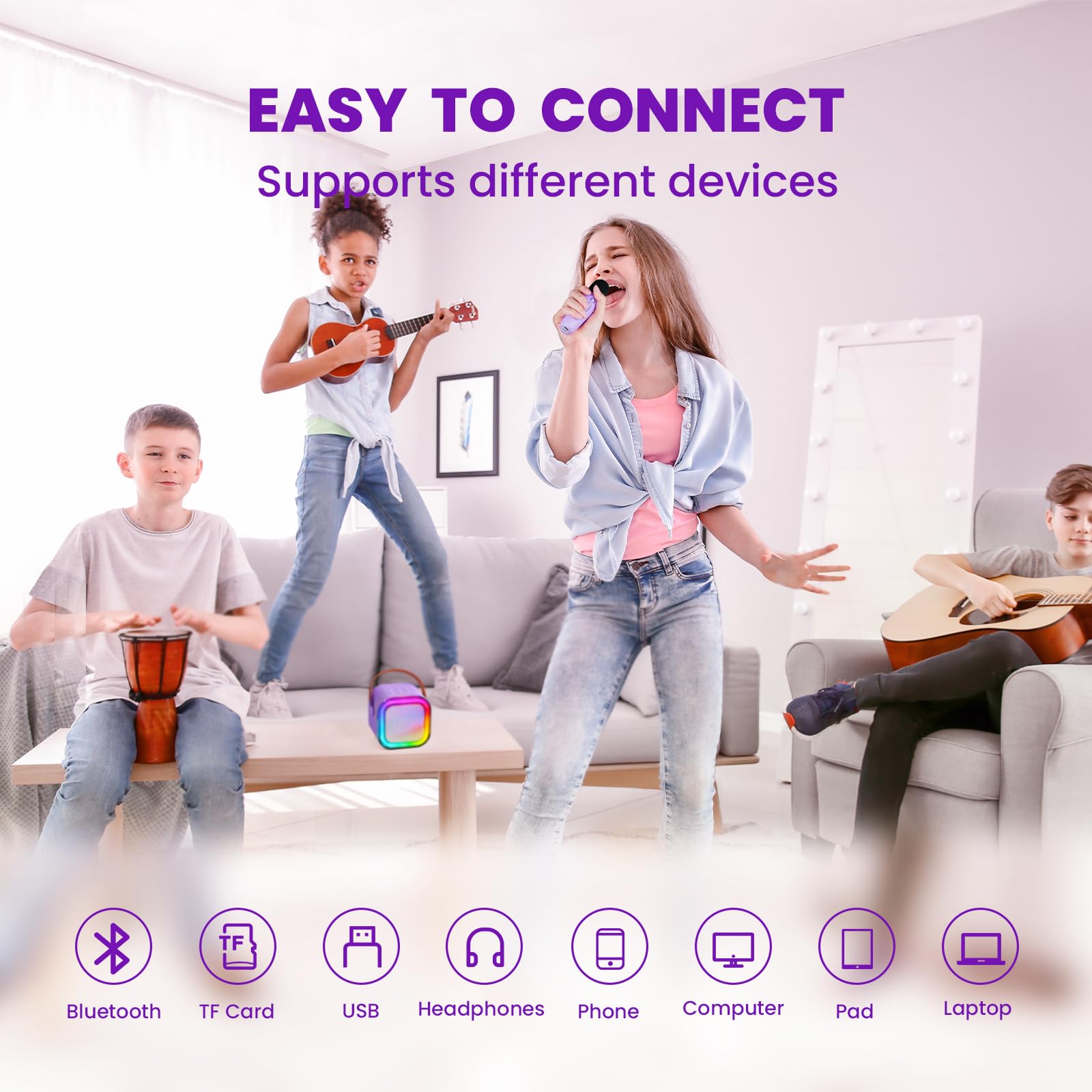 Mini Karaoke Machine for Kids, - đánh giá và giá Kids Toys 10 Year Old