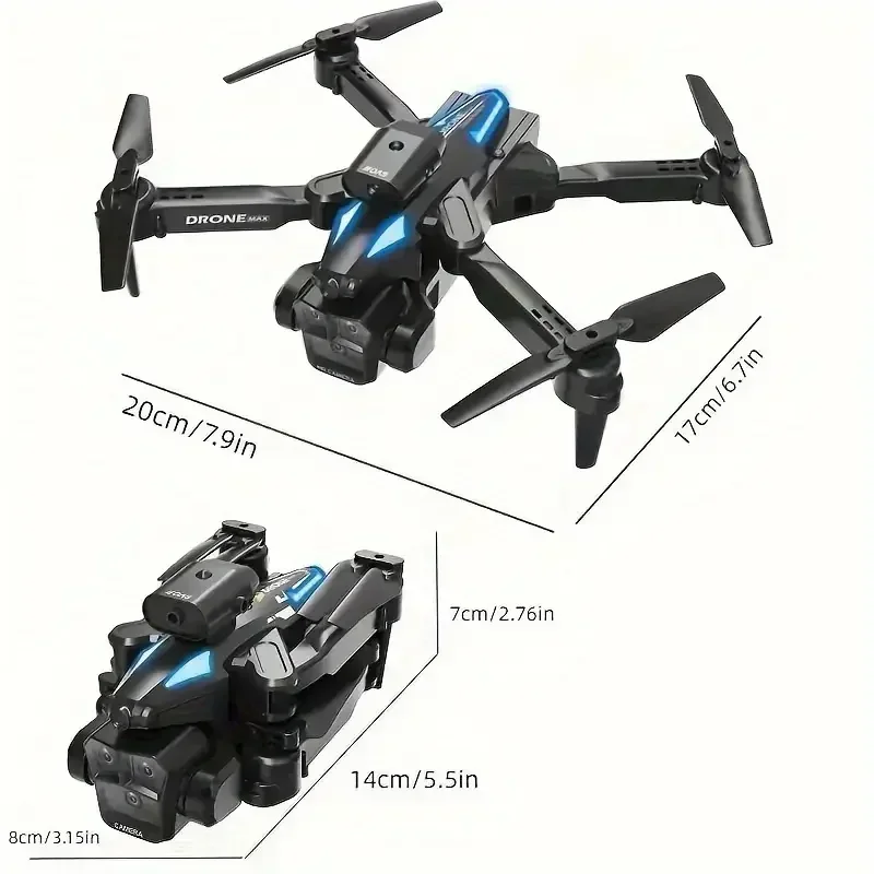 C10 8K HD RC Drone with Triple - đánh giá và giá Kids Toys Drone