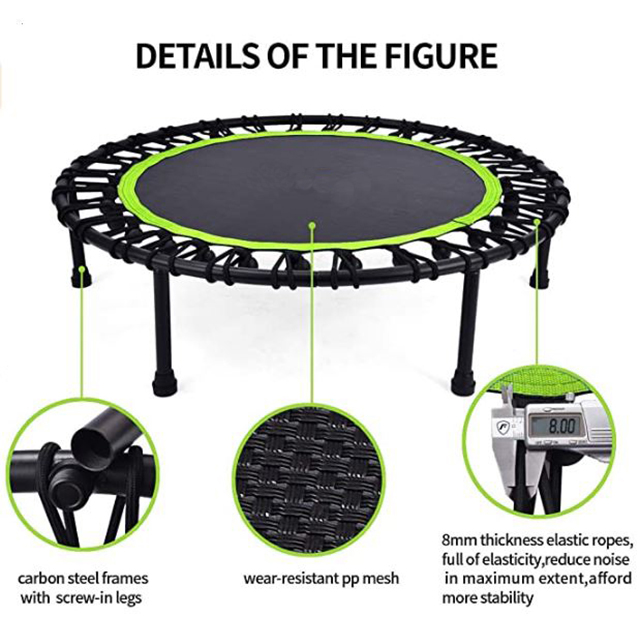 Indoor Foldable Bungee Cord 40 - đánh giá và giá Trampoline Mini Indoor