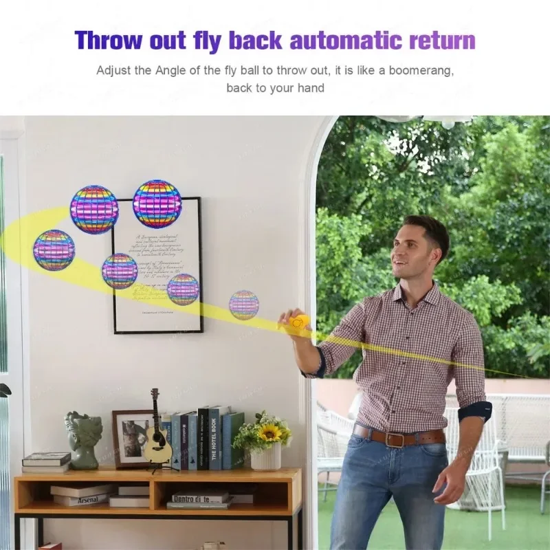 LED Light Up Flying Orb Boomer - đánh giá và giá Kids Toys Drone
