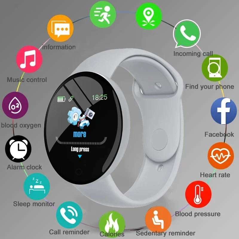 Children D18 Smartwatch Square - đánh giá và giá Kids Smartwatch Gps