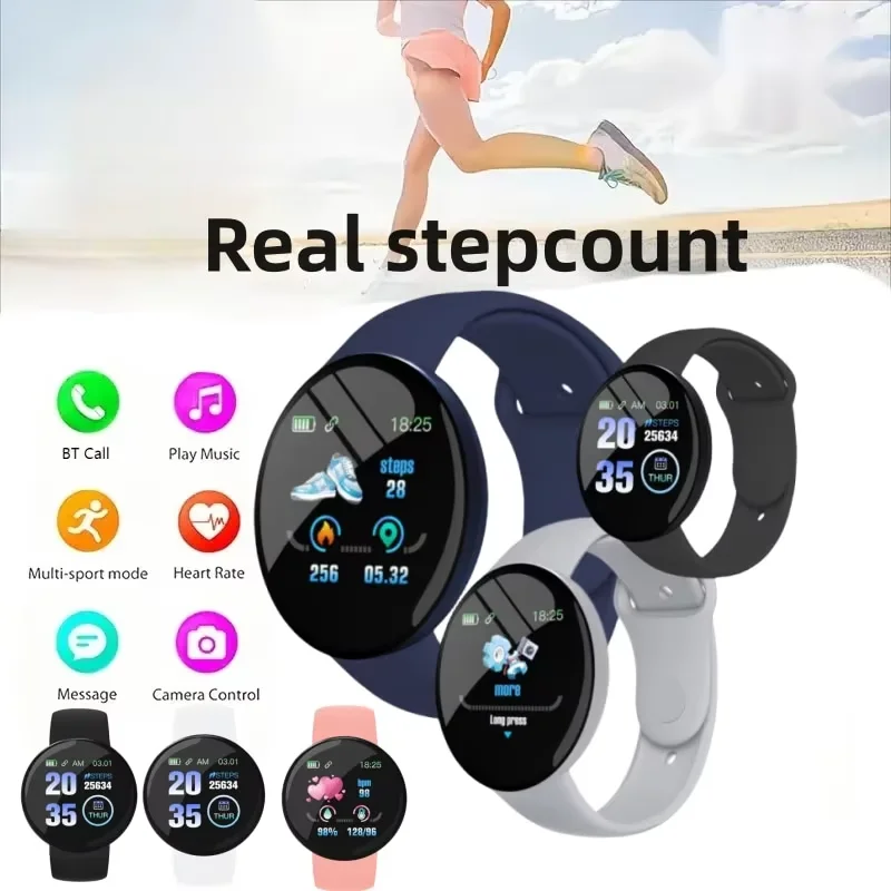 Children D18 Smartwatch Square - đánh giá và giá Kids Smartwatch Gps