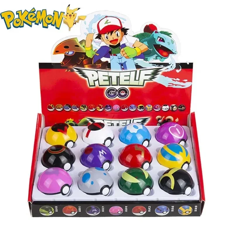 12Pcs Pokemon Figure Pokeball  - đánh giá và giá Kids Toys Japan